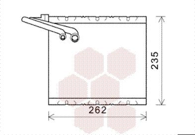 Van Wezel 5900V157 - Iztvaikotājs, Gaisa kondicionēšanas sistēma autodraugiem.lv