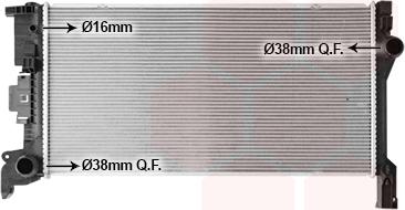 Van Wezel 59012703 - Radiators, Motora dzesēšanas sistēma autodraugiem.lv