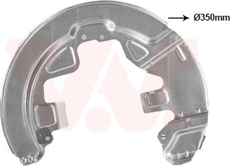Van Wezel 5922372 - Dubļu sargs, Bremžu disks autodraugiem.lv