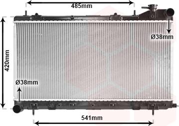 Van Wezel 51002045 - Radiators, Motora dzesēšanas sistēma autodraugiem.lv