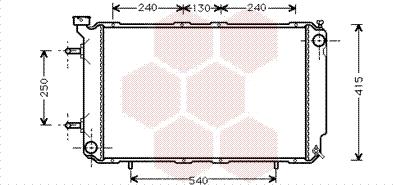 Van Wezel 51002041 - Radiators, Motora dzesēšanas sistēma autodraugiem.lv