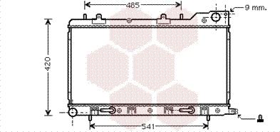 Van Wezel 51002048 - Radiators, Motora dzesēšanas sistēma autodraugiem.lv