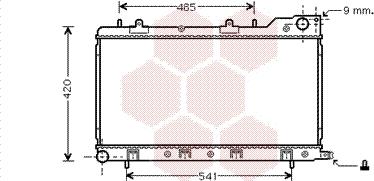 Van Wezel 51002047 - Radiators, Motora dzesēšanas sistēma autodraugiem.lv