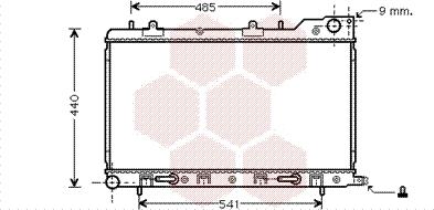 Van Wezel 51002054 - Radiators, Motora dzesēšanas sistēma autodraugiem.lv