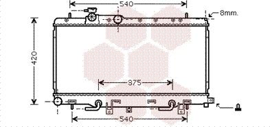 Van Wezel 51002051 - Radiators, Motora dzesēšanas sistēma autodraugiem.lv