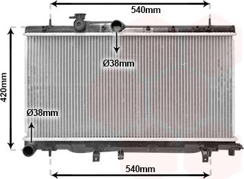 Van Wezel 51002052 - Radiators, Motora dzesēšanas sistēma autodraugiem.lv