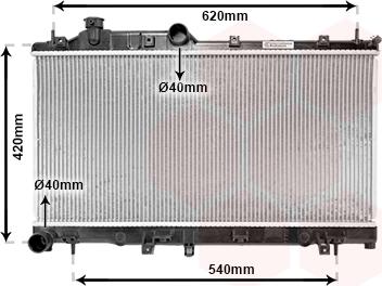 Van Wezel 51002065 - Radiators, Motora dzesēšanas sistēma autodraugiem.lv