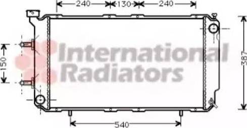 Van Wezel 51002018 - Radiators, Motora dzesēšanas sistēma autodraugiem.lv