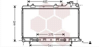 Van Wezel 51002075 - Radiators, Motora dzesēšanas sistēma autodraugiem.lv