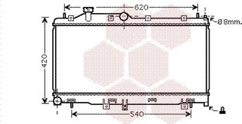 Van Wezel 51002072 - Radiators, Motora dzesēšanas sistēma autodraugiem.lv