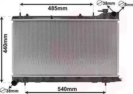 FPS 67 A849-X - Radiators, Motora dzesēšanas sistēma autodraugiem.lv