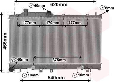 Van Wezel 51012700 - Radiators, Motora dzesēšanas sistēma autodraugiem.lv