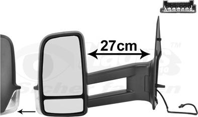 Van Wezel 5862825 - Ārējais atpakaļskata spogulis autodraugiem.lv