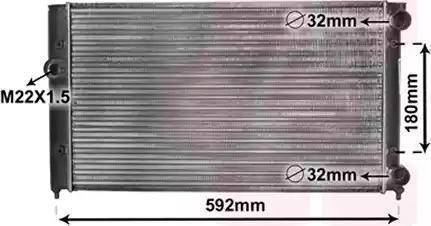 Ava Quality Cooling VW 2099 - Radiators, Motora dzesēšanas sistēma autodraugiem.lv