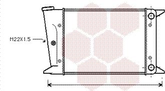 Van Wezel 58002044 - Radiators, Motora dzesēšanas sistēma autodraugiem.lv