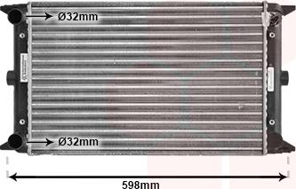 Van Wezel 58002005 - Radiators, Motora dzesēšanas sistēma autodraugiem.lv