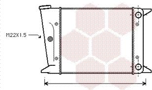 Van Wezel 58002002 - Radiators, Motora dzesēšanas sistēma autodraugiem.lv