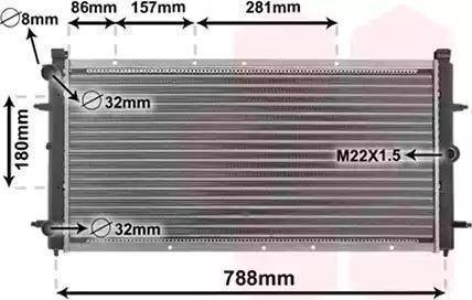 Ava Quality Cooling VW 2114 - Radiators, Motora dzesēšanas sistēma autodraugiem.lv