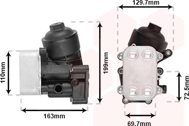 Van Wezel 58013720 - Eļļas radiators, Motoreļļa autodraugiem.lv
