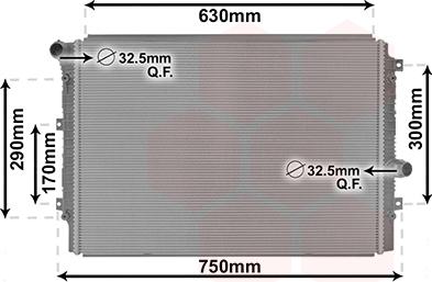 Van Wezel 58012713 - Radiators, Motora dzesēšanas sistēma autodraugiem.lv