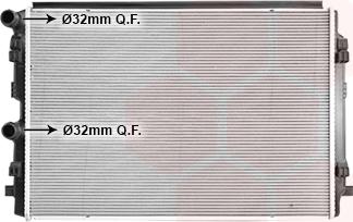 Van Wezel 58012727 - Radiators, Motora dzesēšanas sistēma autodraugiem.lv