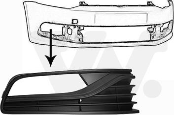 Van Wezel 5814598 - Ventilatora reste, Bampers autodraugiem.lv