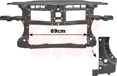 Van Wezel 5839668 - Priekšdaļas apdare autodraugiem.lv