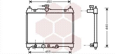 Van Wezel 53002459 - Radiators, Motora dzesēšanas sistēma autodraugiem.lv