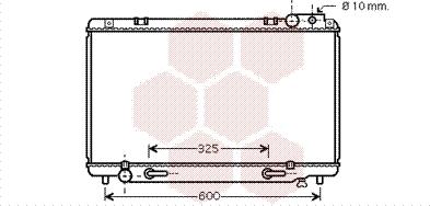 Van Wezel 53002458 - Radiators, Motora dzesēšanas sistēma autodraugiem.lv