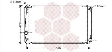 Van Wezel 53002419 - Radiators, Motora dzesēšanas sistēma autodraugiem.lv