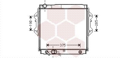 Van Wezel 53002561 - Radiators, Motora dzesēšanas sistēma autodraugiem.lv