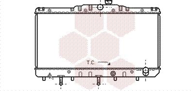 Van Wezel 53002080 - Radiators, Motora dzesēšanas sistēma autodraugiem.lv