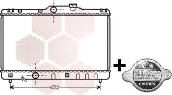 Van Wezel 53002140 - Radiators, Motora dzesēšanas sistēma autodraugiem.lv