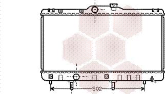 Van Wezel 53002148 - Radiators, Motora dzesēšanas sistēma autodraugiem.lv