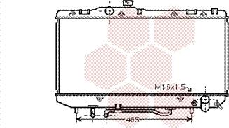 Van Wezel 53002143 - Radiators, Motora dzesēšanas sistēma autodraugiem.lv