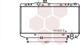 Van Wezel 53002142 - Radiators, Motora dzesēšanas sistēma autodraugiem.lv