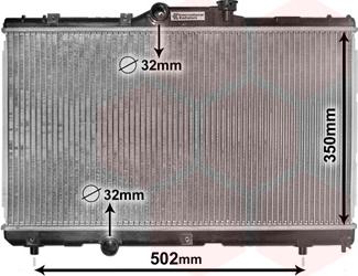 Van Wezel 53002147 - Radiators, Motora dzesēšanas sistēma autodraugiem.lv