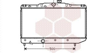 Van Wezel 53002155 - Radiators, Motora dzesēšanas sistēma autodraugiem.lv