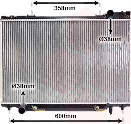 Van Wezel 53002160 - Radiators, Motora dzesēšanas sistēma autodraugiem.lv