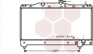 Van Wezel 53002163 - Radiators, Motora dzesēšanas sistēma autodraugiem.lv