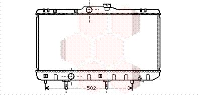 Van Wezel 53002189 - Radiators, Motora dzesēšanas sistēma autodraugiem.lv