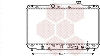 Van Wezel 53002186 - Radiators, Motora dzesēšanas sistēma autodraugiem.lv