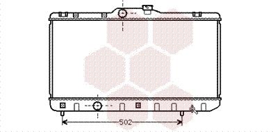 Van Wezel 53002188 - Radiators, Motora dzesēšanas sistēma autodraugiem.lv