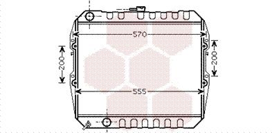 Van Wezel 53002183 - Radiators, Motora dzesēšanas sistēma autodraugiem.lv