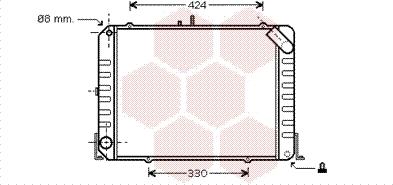 Van Wezel 53002139 - Radiators, Motora dzesēšanas sistēma autodraugiem.lv