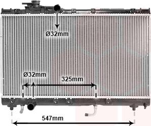 Van Wezel 53002350 - Radiators, Motora dzesēšanas sistēma autodraugiem.lv