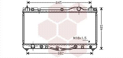 Van Wezel 53002303 - Radiators, Motora dzesēšanas sistēma autodraugiem.lv