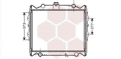 Van Wezel 53002310 - Radiators, Motora dzesēšanas sistēma autodraugiem.lv