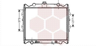 Van Wezel 53002311 - Radiators, Motora dzesēšanas sistēma autodraugiem.lv