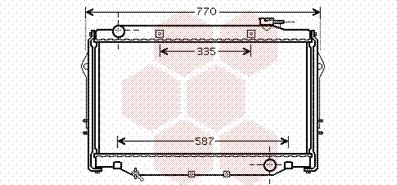 Van Wezel 53002377 - Radiators, Motora dzesēšanas sistēma autodraugiem.lv